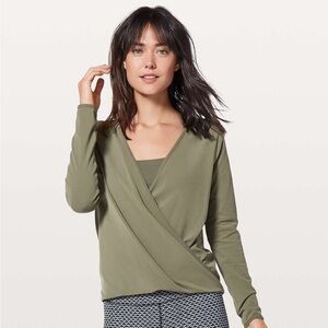 Lululemon Full Freedom Long Sleeve Sage Size 4